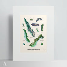 Load image into Gallery viewer, North American Mountain Ranges | Poster Art Print
