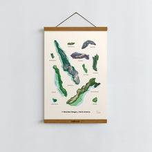 Load image into Gallery viewer, North American Mountain Ranges | Poster Art Print
