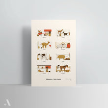 Load image into Gallery viewer, Animal Manures of Farm Country | Poster Art Print
