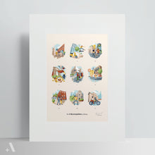 Load image into Gallery viewer, Municipalities of Milan / Poster Art Print
