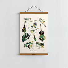 Load image into Gallery viewer, Jazz Instruments / Poster Art Print
