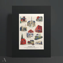 Load image into Gallery viewer, Landmarks of Lititz / Poster Art Print
