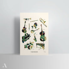 Load image into Gallery viewer, Jazz Instruments / Poster Art Print
