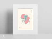 Load image into Gallery viewer, Continents of Planet Earth / Small Art Prints
