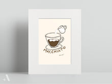 Load image into Gallery viewer, Italian Espresso Drinks / Small Art Prints
