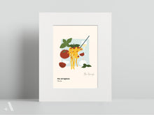 Load image into Gallery viewer, Italian Pasta Dishes / Small Art Prints
