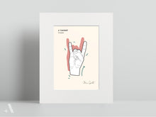 Load image into Gallery viewer, Italian Hand Gestures / Small Art Prints
