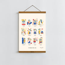 Load image into Gallery viewer, Craft Traditions of Italy / Poster Art Print
