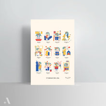 Load image into Gallery viewer, Craft Traditions of Italy / Poster Art Print
