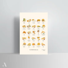 Load image into Gallery viewer, Italian Street Foods / Poster Art Print
