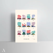 Load image into Gallery viewer, Tiny Islands of Italy / Poster Art Print
