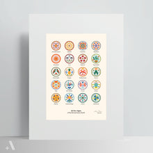 Load image into Gallery viewer, Pennsylvania Dutch Hex Signs | Folk Art Poster Print
