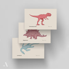 Load image into Gallery viewer, Dinosaurs of the Mesozoic Period / Small Art Prints
