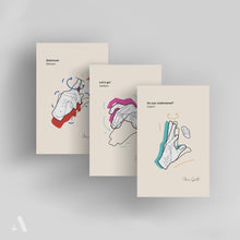 Load image into Gallery viewer, Italian Hand Gestures / Small Art Prints
