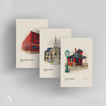 Load image into Gallery viewer, Landmarks of Lititz / Small Art Prints
