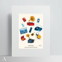 Load image into Gallery viewer, Music Players / Poster Art Print
