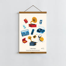 Load image into Gallery viewer, Music Players / Poster Art Print
