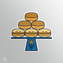 Load image into Gallery viewer, Pennsylvania Dutch Foods Stickers | Die-Cut Folk Art Stickers
